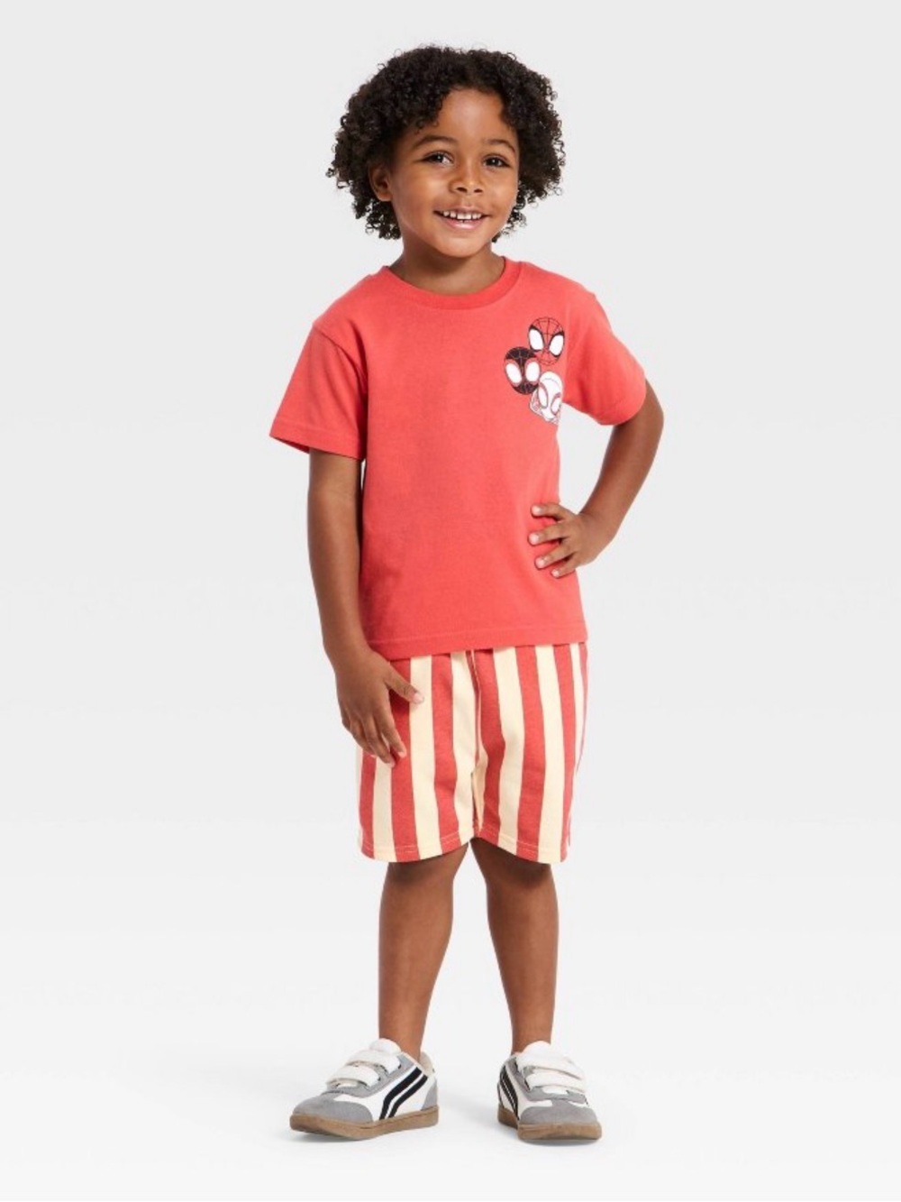 Marvel Spidey & His Friends Short Sleeve Tee & Short Set Size 3T